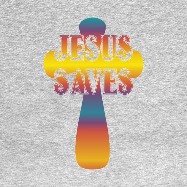 Jesus Saves Cross by AlondraHanley
